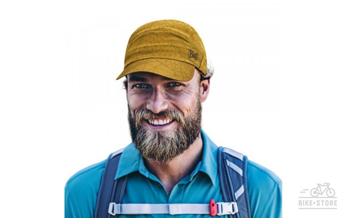 Кепка Buff TREK CAP net mustard